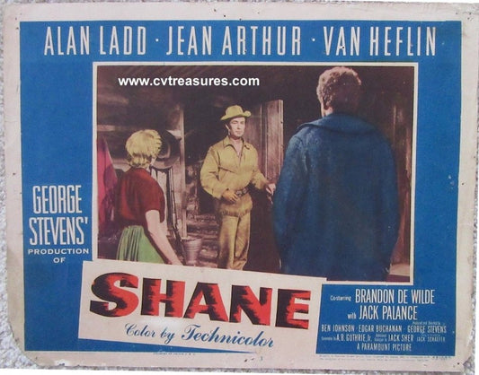 Shane Original Vintage Lobby Card Movie Poster Alan Ladd 4