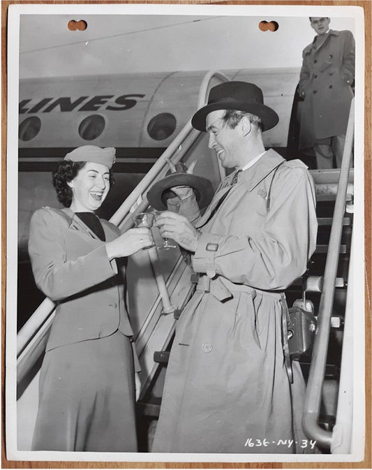 Harvey James Stewart Promo Original Vintage Photograph plane