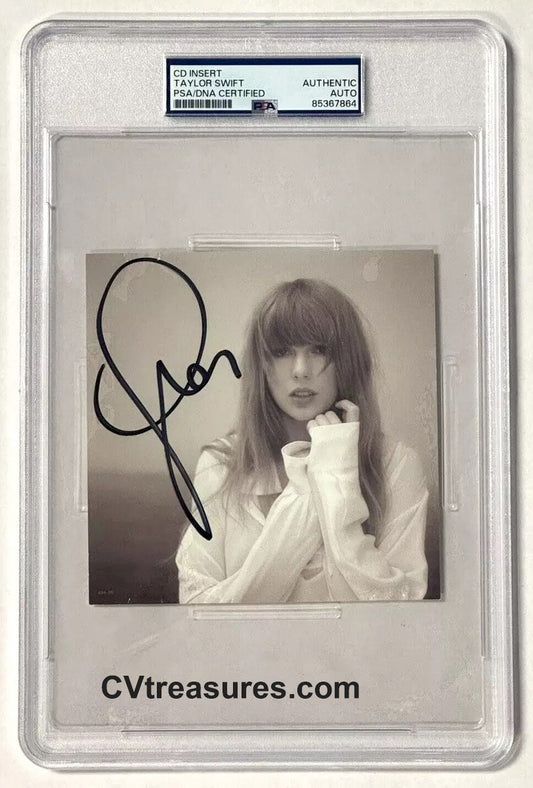 Taylor Swift
Authentic Autograph Signed Album CD PSA Certified Encapsulated