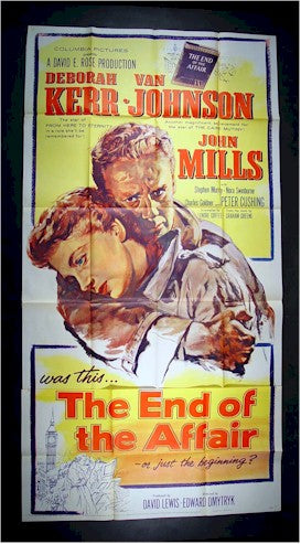 The End of the Affair, 1955, Deborah Kerr, Three Sheet