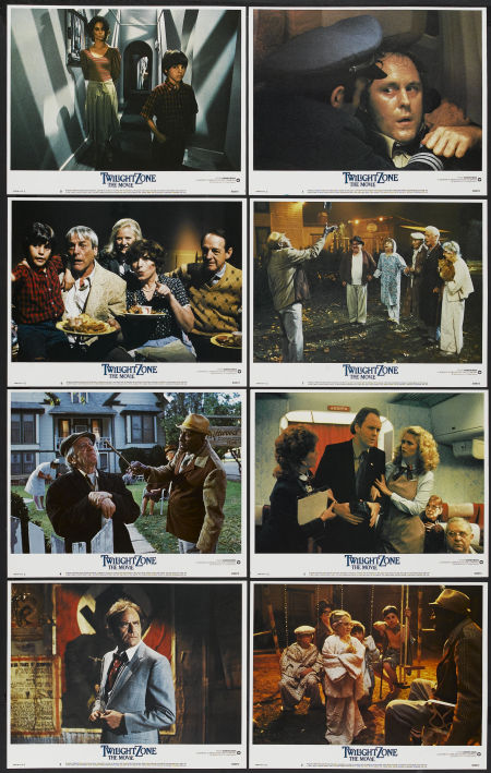 Twilight Zone: The Movie - UNUSED lobby card set 1983