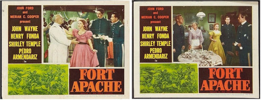 Fort Apache Western Movie Posters John Wayne Vintage Lobby Cards