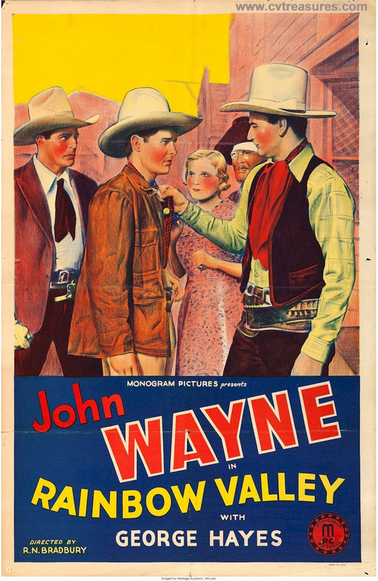 Rainbow Valley Original Vintage Western Movie Poster John Wayne Guaranteed Authentic Original