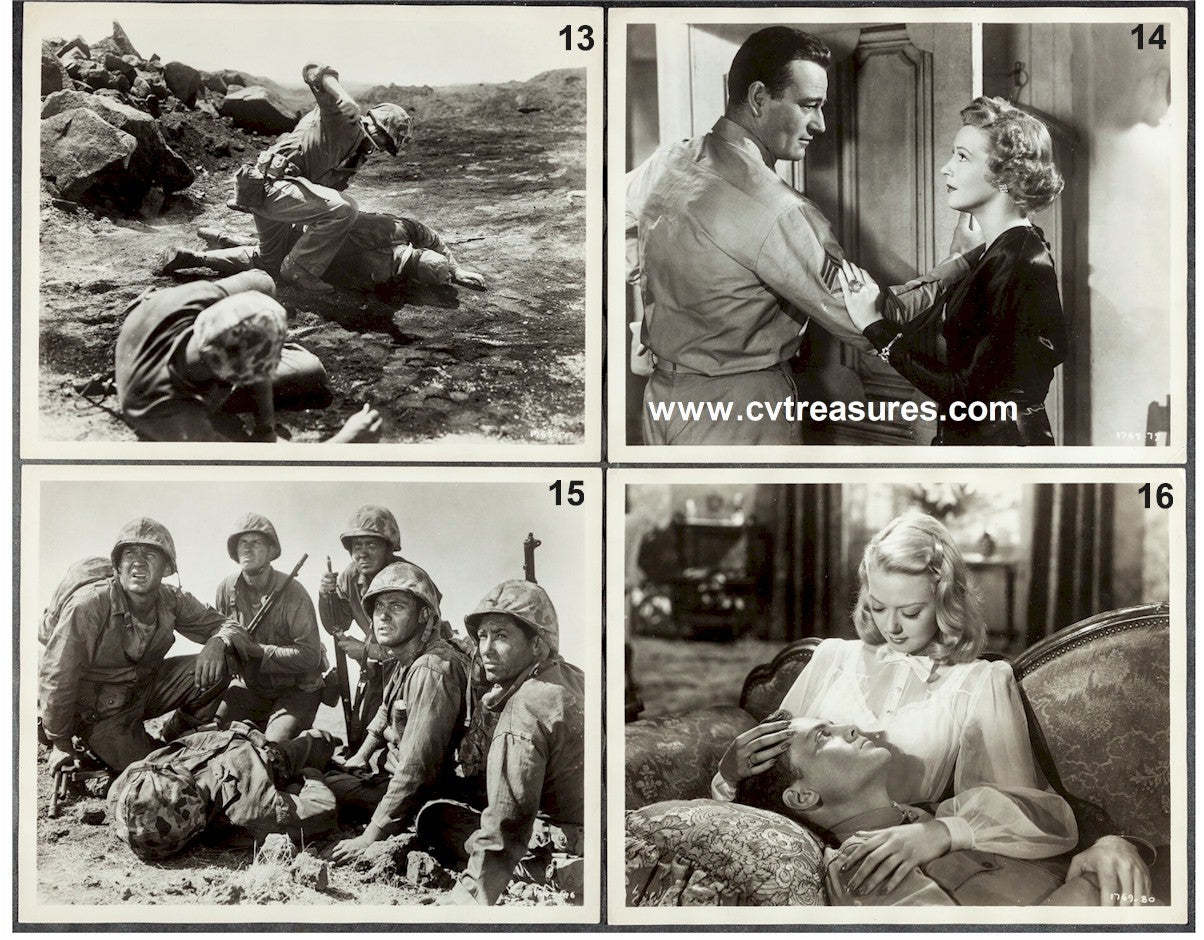 Sands of Iwo Jima Original Vintage Movie Studio Photos John Wayne