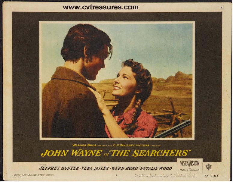 Searchers, JOhn Wayne 1956 Original Vintage Lobby Card Hunter