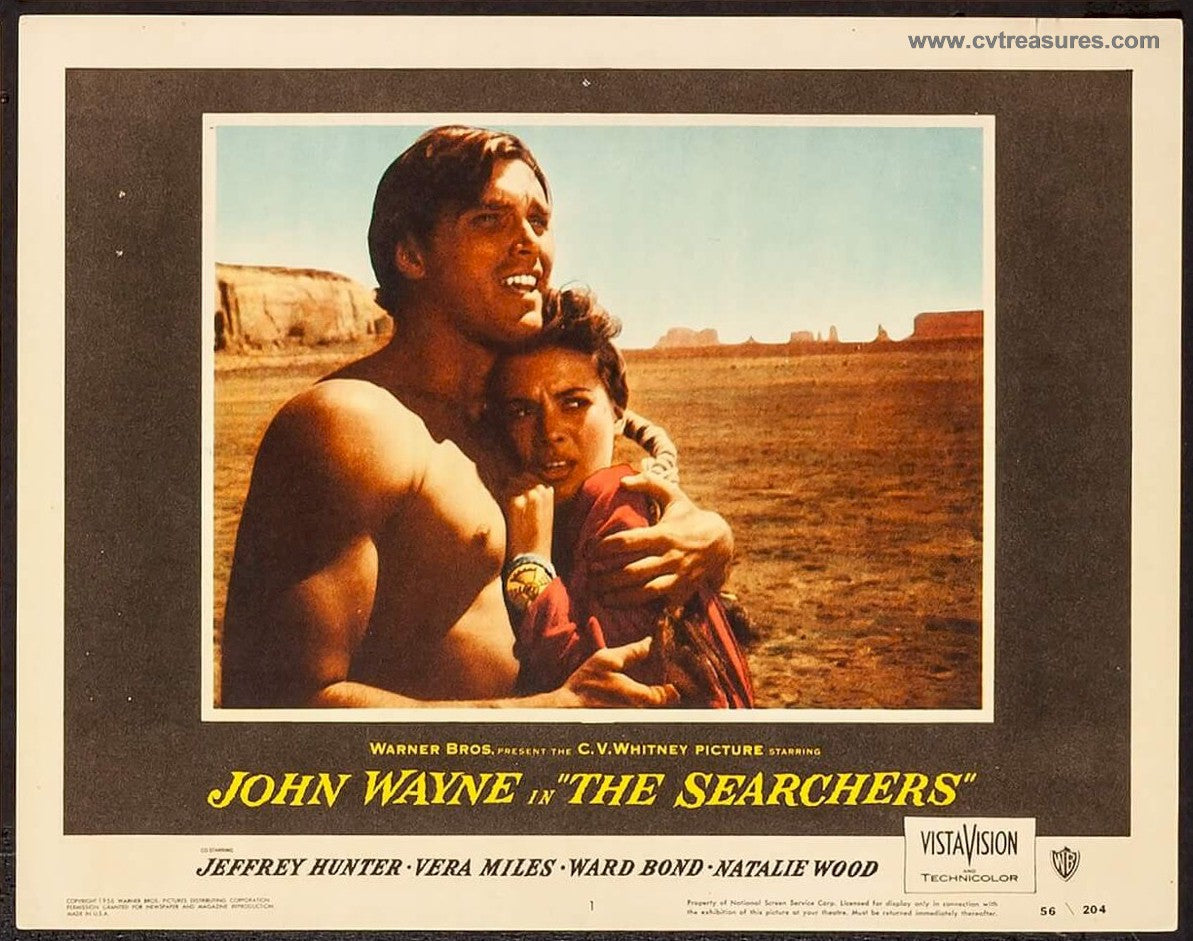 Searchers Vintage Lobby Card Movie Poster John Wayne Rare 4