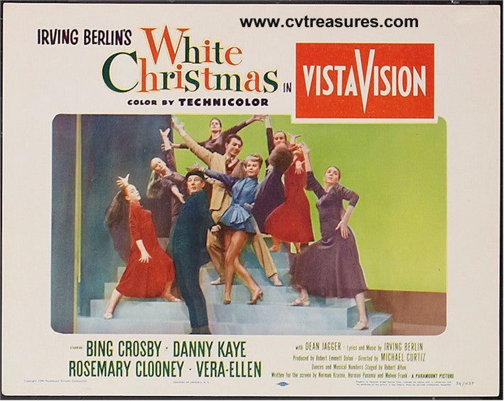 White Christmas 1954 Vintage Lobby Card movie poster #5