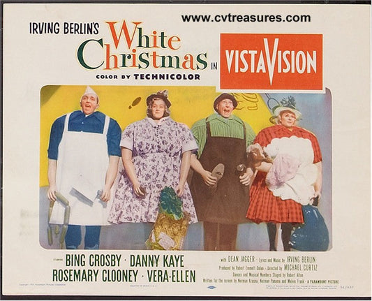 White Christmas Original Vintage Movie Theater Poster Lobby Card Bing Crosby Danny Kaye #8