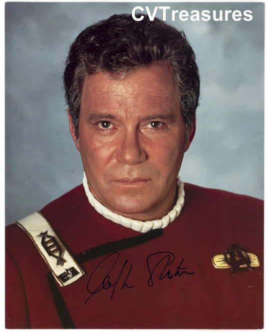 William Shatner Signed Autographed Star Trek Photo JSA