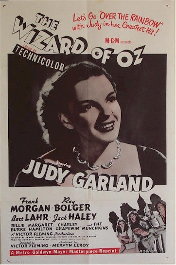 Wizard of Oz Original vintage movie theater poster One Sheet