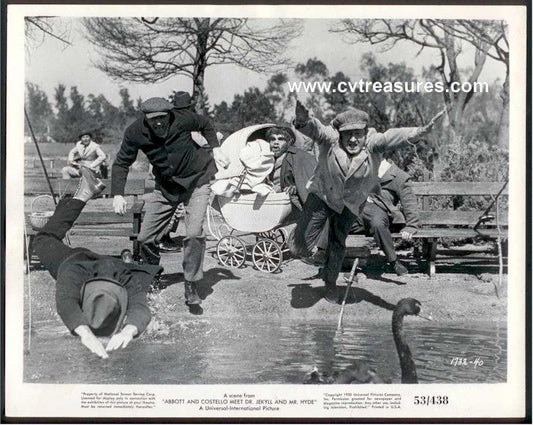 Abbott and Costello Meet Dr. Jekyll Mr. Hyde Vintage Photo Still