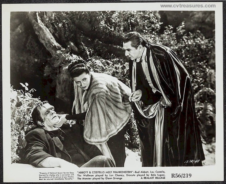 Abbott & Costello Meet Frankenstein Vintage Press Photo 1956