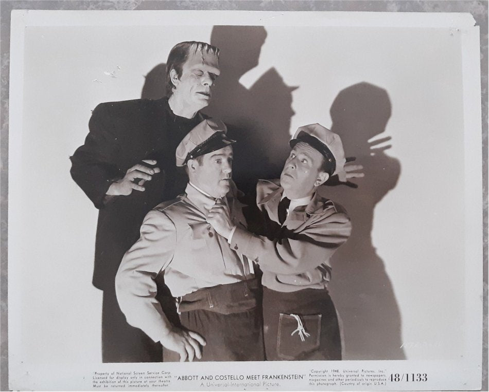 Abbott & Costello Meet Frankenstein Vintage Publicity Photo 1948