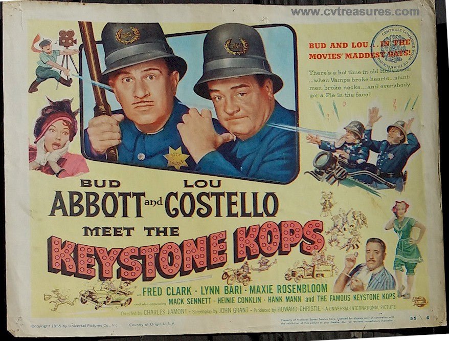 Abbott & Costello Meet the Keystone Cops - original title card