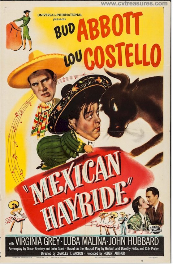 Abbott & Costello Mexican Hayride, 1948 Original One Sheet