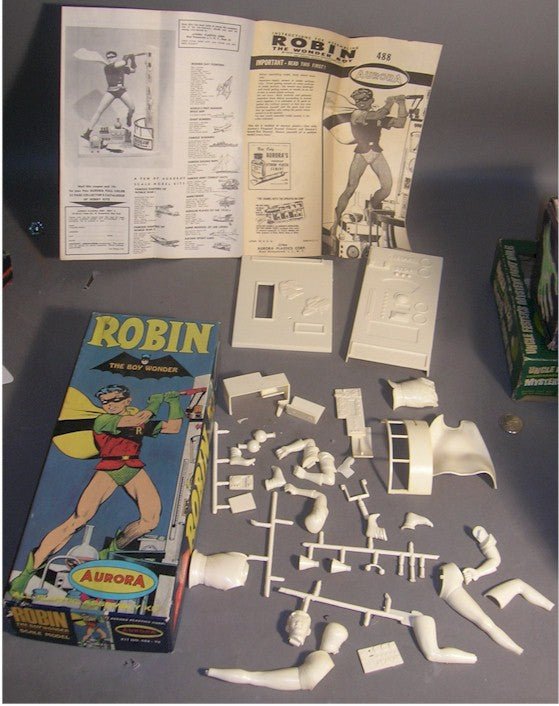 Batman Robin Aurora model kit 1966