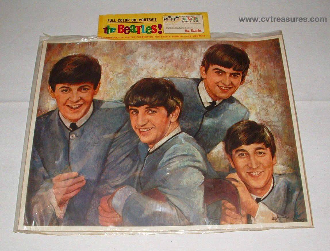 Beatles RARE 1960s Portrait UNOPENED in Original Sealed Package