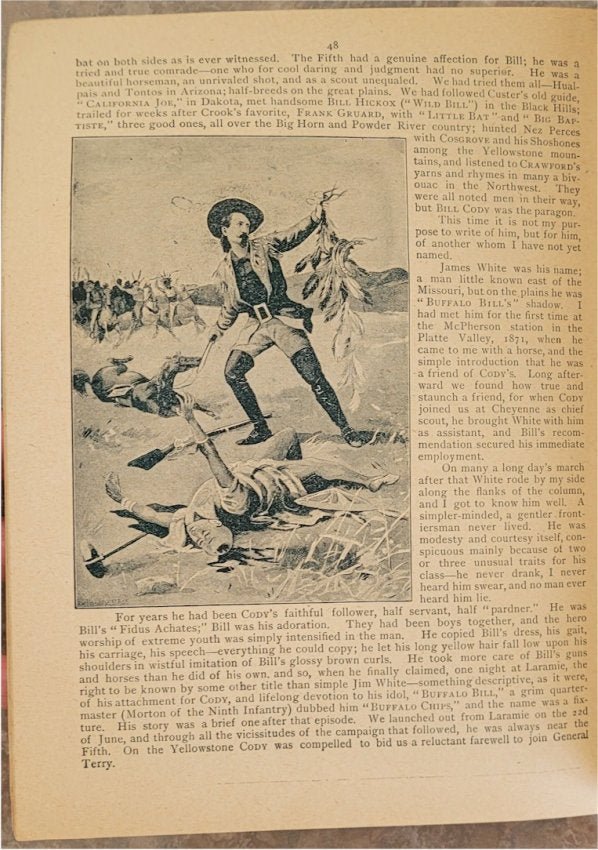 Buffalo Bill Cody Antique Official Wild West Show Program 1893 B Historical Western Memorabilia