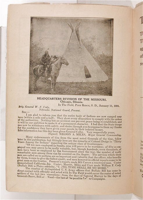 Buffalo Bill's Wild West Official Show Program RARE 1910