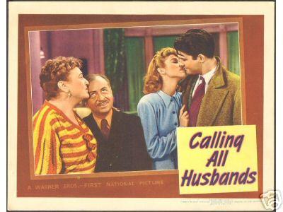 Calling All Husbands George Reeves Title and lobby cards, 1940