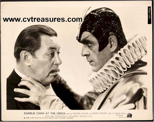 Charlie Chan at the Opera Vintage Still Photo Oland & Karloff