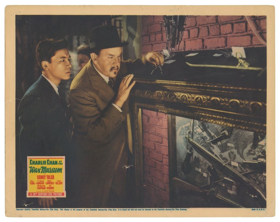 Charlie Chan at the Wax Museum Vintage Movie Poster Lobby Card 2