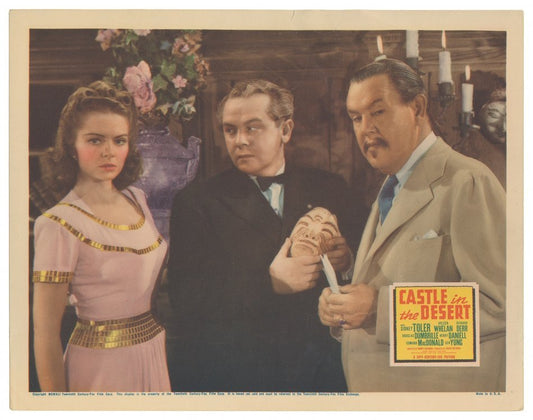 Charlie Chan Castle in Desert Vintage Lobby Card Movie Poster 2