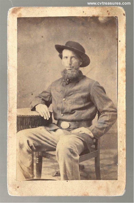 Civil War CDV of Great Looking Union Western Theater Soldier