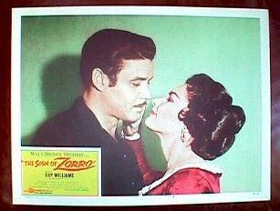 Disney's The Sign of Zorro, 1960 Guy Williams Lobby Card