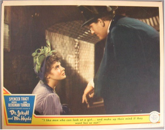 Dr Jekyll & Mr Hyde, lobby card 1941 Spencer Tracy