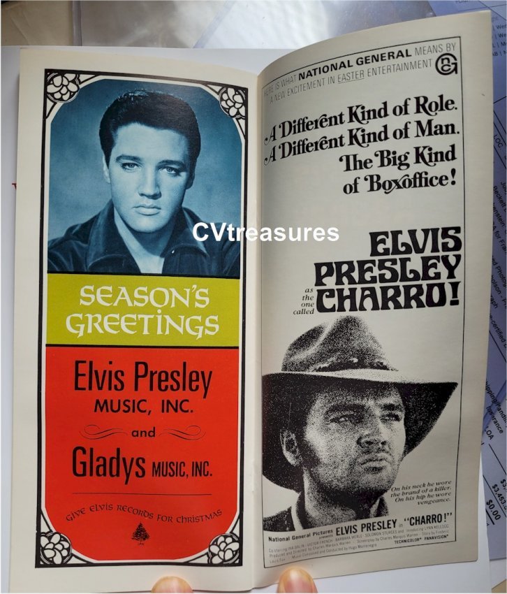 Elvis Presley NBC Television Christmas Promotional Program 1968