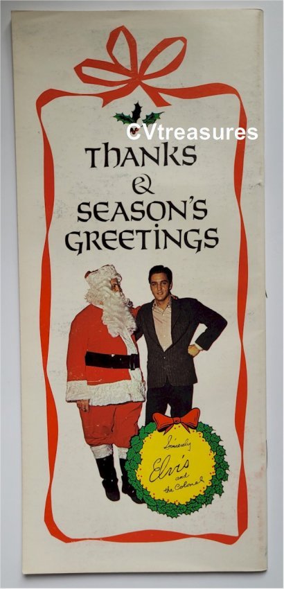 Elvis Presley NBC Television Christmas Promotional Program 1968