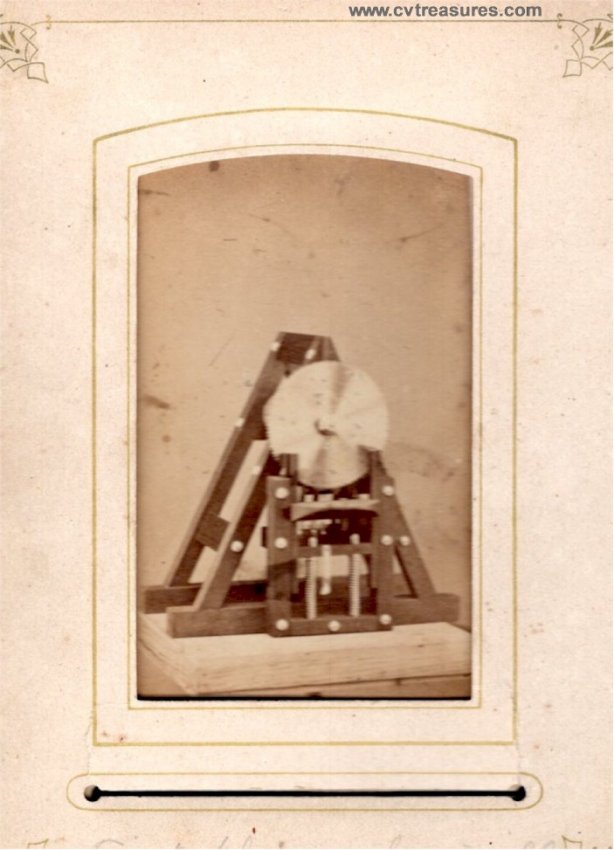 FIRST Shingle Saw Antique Photo Picture RARE 1860s