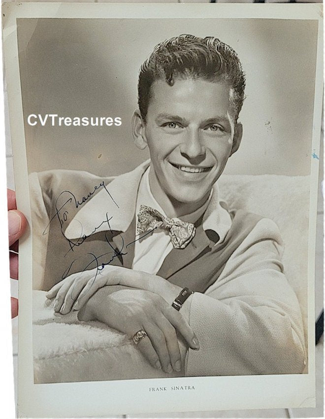 Frank Sinatra RARE Authentic Autographed Signed Photo 1945 JSA Guaranteed Authentic