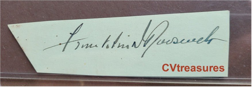 Franklin D. Roosevelt FDR Autograph Signed Signature President 