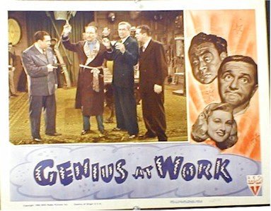 Genius At Work, 1946 Bela Lugosi Classic Lobby Card