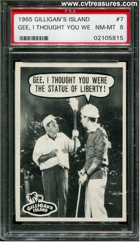 Gilligan's Island PSA 8 High Grade Card #7 1965