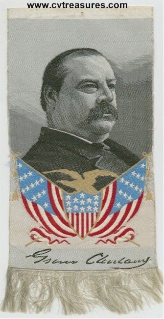 Grover Cleveland 1888 Campaign Ribbon