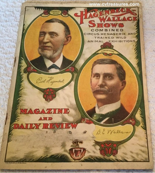 HAGENBECK WALLACE CIRCUS AND ANIMAL SHOWS MAGAZINE  1912