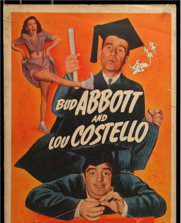 Here Come the Co-eds Abbott Costello Vintage Movie Poster