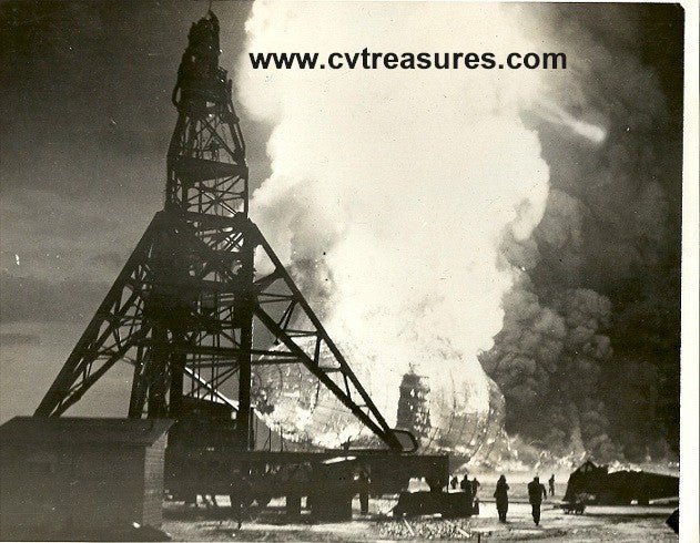 Hindenburg Historic Aviation Photo of burning Hindenburg, 1937 3