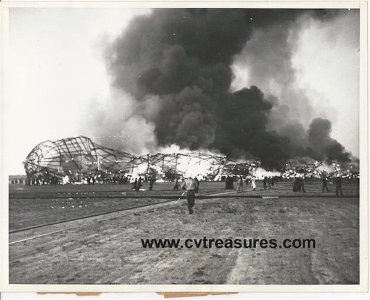 Hindenburg - Historic Photo of burning Hindenburg, 1937 2