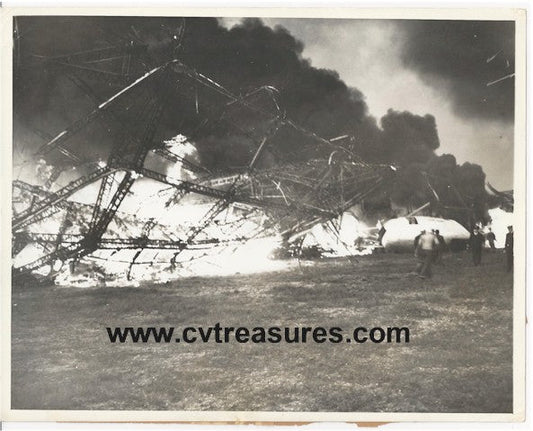 Hindenburg - Historic Photo of burning Hindenburg, 1937 4