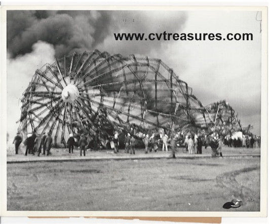 Hindenburg - Historic Photo of burning Hindenburg, 1937 5