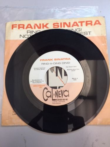 Historical FRANK SINATRA Cal Neva Album circa 1960