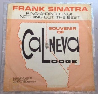 Historical FRANK SINATRA Cal Neva Album circa 1960