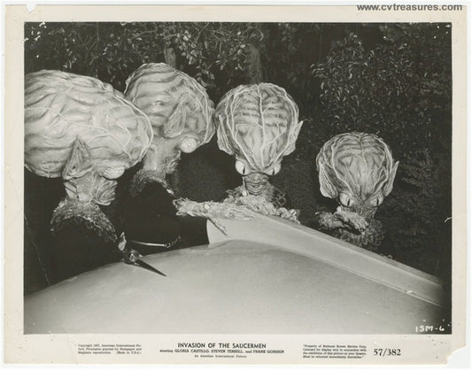 Invasion of the Saucer-Men Vintage Sci Fi Movie Still Publicity