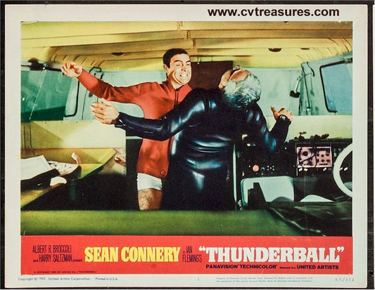 James Bond Thunderball vintage Lobby Card movie poster 1965 1