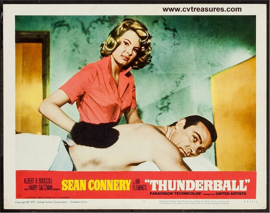 James Bond Thunderball vintage Lobby Card movie poster 1965 3