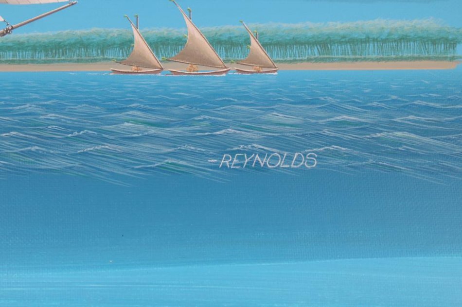 Keith Reynolds Seascapes Marine Painting Oil on Canvas Board Nautical Art Rurick